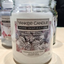 Yankee Candle Giara Grande Pigne Bianche 538gr