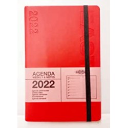 Agenda Eastpack Settimanale con Note 10x15 Rossa