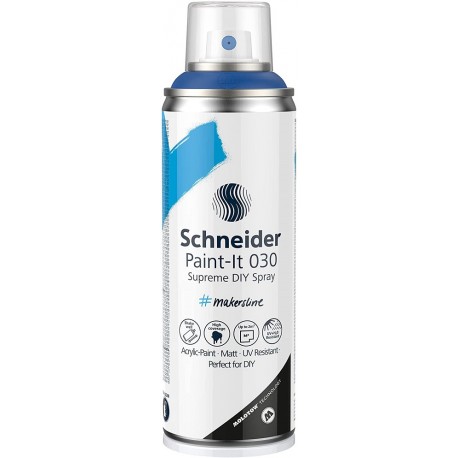 Bomboletta Spray Blu Paint-It 030 Acrilica 200ml Schneider