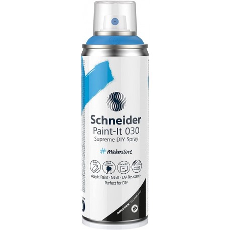 Bomboletta Spray Azzurro Denim Paint-It 030 Acrilica 200ml Schneider