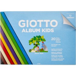 Album Colorato A4 Giotto 20ff 120gr Album Kids