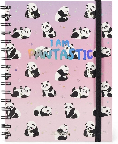 Notebook con Spirale Quaderno A5 Legami Maxi Panda Pantastic 2