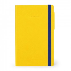 My Notebook Legami Yellow Freesia con Pag. Bianche Medium