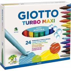 24 Pennarelli Giotto Turbo Maxi