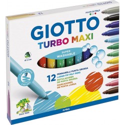 12 Pennarelli Giotto Turbo Maxi