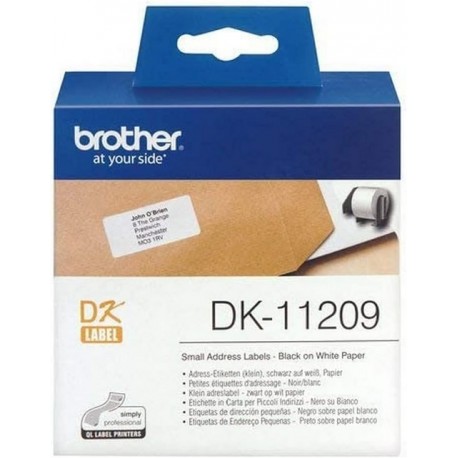 Etichette Brother DK-11209 Originale 800pz 29x62