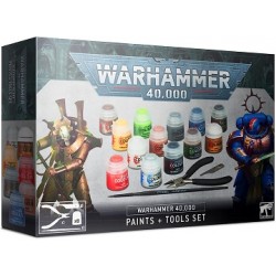 Games Workshop - Warhammer 40.000 - Paints + Tools Set