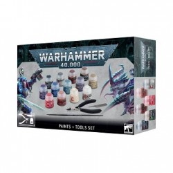 Games Workshop - Warhammer 40.000 - Paints + Tools Set New