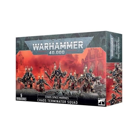 Games Workshop - Warhammaer 40,000 - Chaos Space Marines - Squadra Terminator del Caos