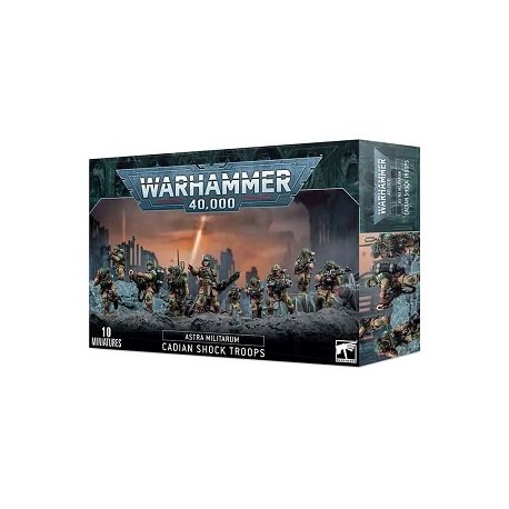 Games Workshop - Warhammer 40,000 - Astra Militarum - Truppe di assalto cadiane