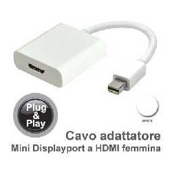 CAVO ADATTATORE MINI DISPLAYPORT/HDMI FEMMINA CAI-04