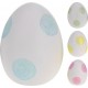 Decorazioni pasquali, Uovo con Pois di ceramica 10 cm con brillantini