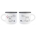 ESPRESSO FOR TWO - COFFEE MUG - DOG&CAT