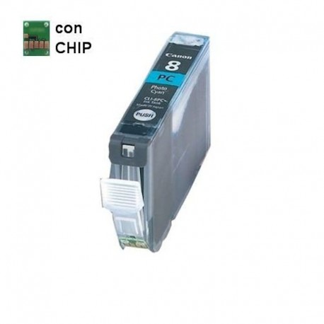 INKPIU CANON 8PC CON CHIP COMP