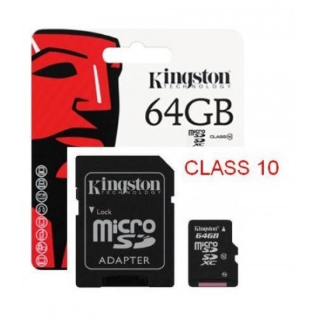 MICRO SD 64 GB KINGSTON C10