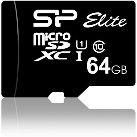 MICRO SD XC SILICON POWER 64GB CL10