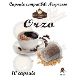 NESPRESSO - 10 CAPSULE  ''CAFFE' TRE VENEZIE'' ORZO 10 CAPSULE