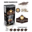 NESPRESSO - 100 CAPSULE "CAFFE' TRE VENEZIE'' NERO BAROCCO - FORTISSIMO