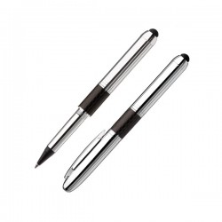 Penna Timbro Argento 3 Righe Preinchiostrato Heri 85300 - Personalizzabile 33x8,7 mm