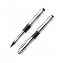 Penna Timbro Argento 3 Righe Preinchiostrato Heri 85300 - Personalizzabile 33x8,7 mm