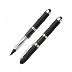 Penna Timbro Nero 3 Righe Preinchiostrato Heri 85321 - Personalizzabile 33x8,7 mm