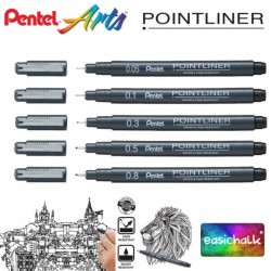 Pentel Pointliner S20P a Pigmenti