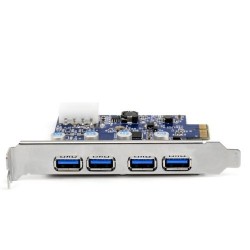 SCHEDA PCI-E USB 3.0 4 PORTE CSL NEC/5GBPS