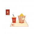 Biglietto D'Auguri Origamo ''Popcorn''