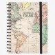 NOTEBOOK CON SPIRALE A5 LARGE LEGAMI TRAVEL