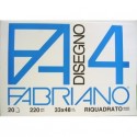 BLOCCO FABRIANO F4 LISCIO 24X33