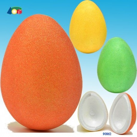 Box contenitore uovo 22 cm con glitter uova di Pasqua per sorsprese personalizzate, da riempire