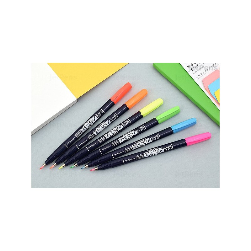 Brush Pen Marker Fudenosuke Fluo Tombow