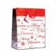 BUSTA REGALO 18X23 PICCOLA SWEEPING PARTY MERRY CHRISTMAS
