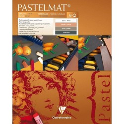 Blocco Clairefontaine Pastelmat n.2
Cartoncino Speciale per Pastello 24x30 360g