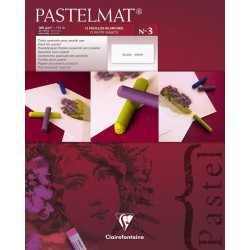 Blocco Clairefontaine Pastelmat n.3
Cartoncino Speciale per Pastello 24x30 360g