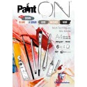 Paint'On Denim incollato in blocco A4 30F 250g 6 Colori Clairefontaine