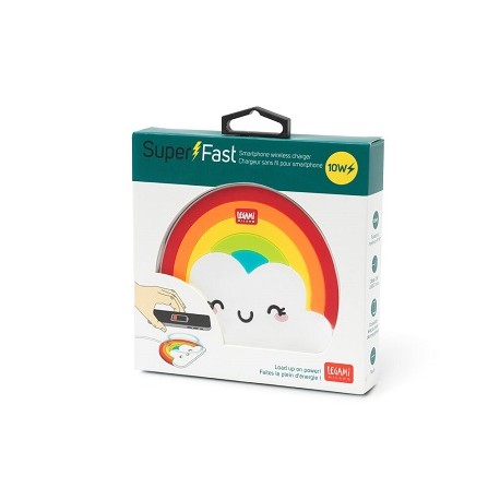 Super Fast - Wireless Charger - Rainbow - Legami