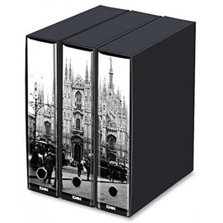 Set 3 Raccoglitori Kaos Duomo di Milano