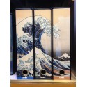 Set 3 Raccoglitori Kaos La Grande Onda Hokusai