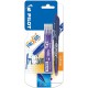 Penna roller con Tappo FriXion a inchiostro gel cancellabile + 3 refill inclusi nella confezione Viola