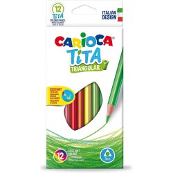 Pastelli Carioca Tita Triangolari 12pz