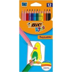 12 Pastelli Bic Kids Tropicolors