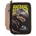 Astuccio 3 Zip Jurassic World Official Products