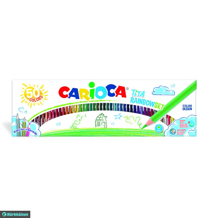 Carioca Tita Rainbow Set 50 Colori