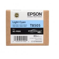 CARTUCCIA EPSON T8505 LIGHT CYAN ORIGINALE