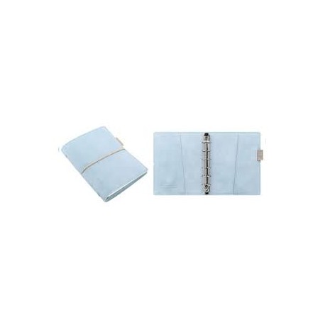 Agenda Filofax Domino Soft Pocket Azzurro Pastello con Refill 2022