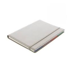 Agenda Filofax Notebook Classic Pastel Grigio a Righe 2022